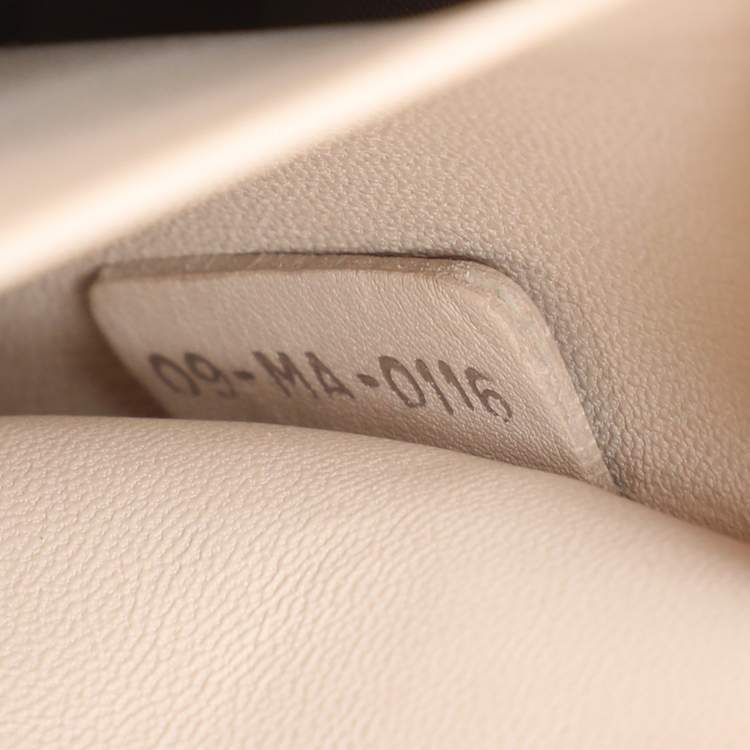 Pre Owned Dior Beige Leather Large Diorever Tote