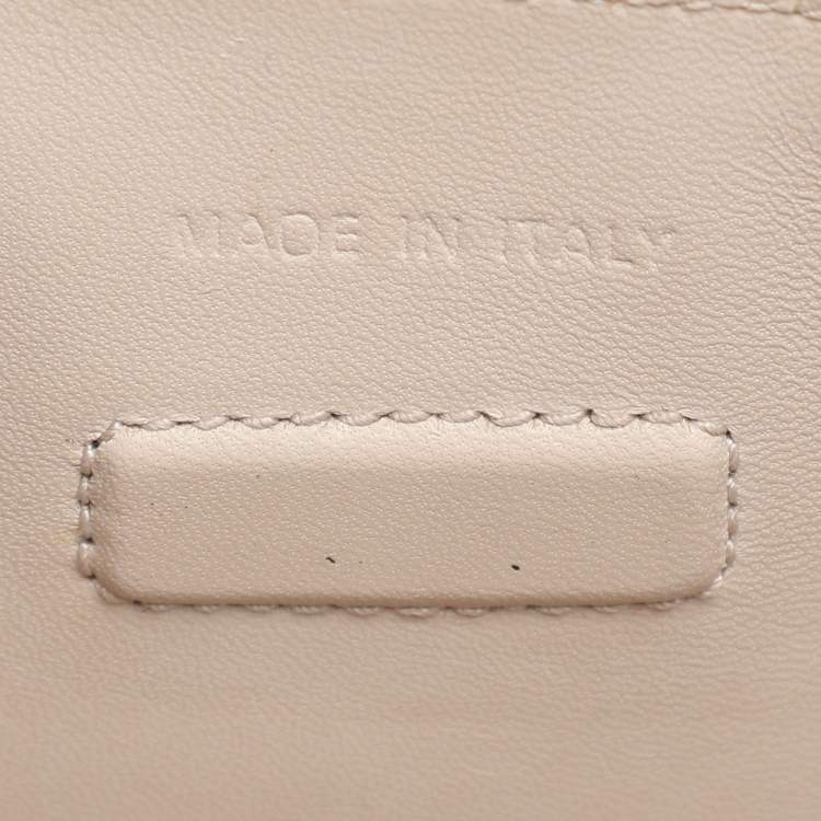 Pre Owned Dior Beige Leather Large Diorever Tote