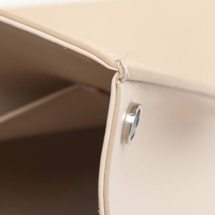 Pre Owned Dior Beige Leather Large Diorever Tote
