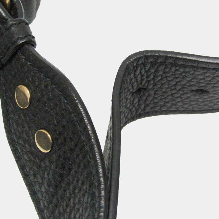 Pre Owned Dior Black Leather Tote Bag