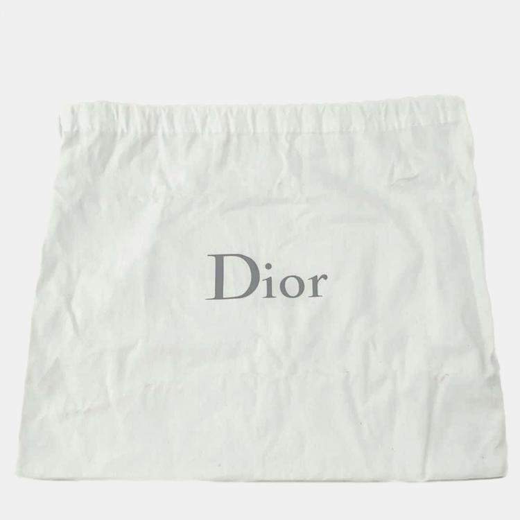 Pre Owned Dior Black/White Lambskin Dior Vibe Micro Handbag 