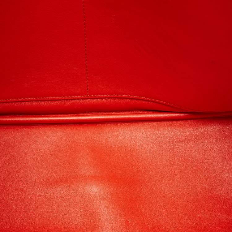 Pre Owned Dior Pink Leather Large Diorissimo Shopper Tote