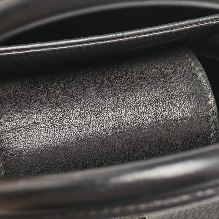 Pre Owned Dior Black Leather Mini Diorever Top Handle Bag