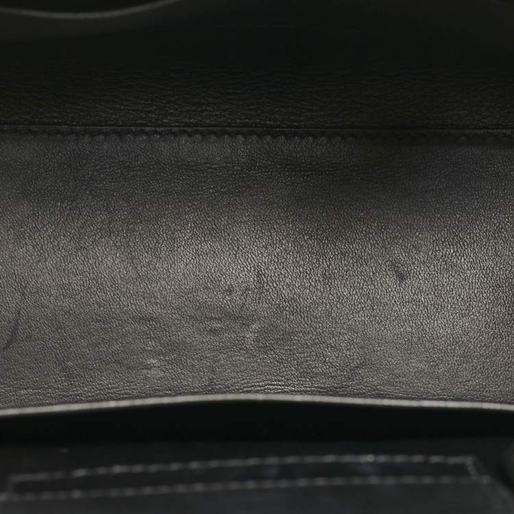 Pre Owned Dior Black Leather Mini Diorever Top Handle Bag
