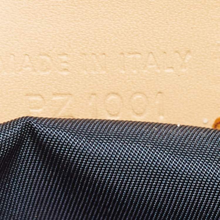 Pre Owned Dior Dark Blue Denim and Leather Boston Bag