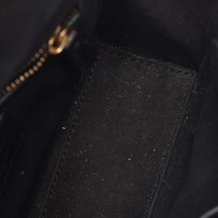 Pre Owned Dior Multicolor Leather Mini Embroidered Beads Lady Dior Tote