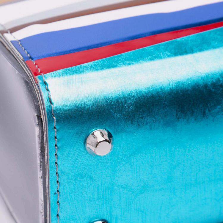مملوكة مسبقًا Dior Multicolor Wang Guangle Mini PVC Technical Fabric Lady Dior