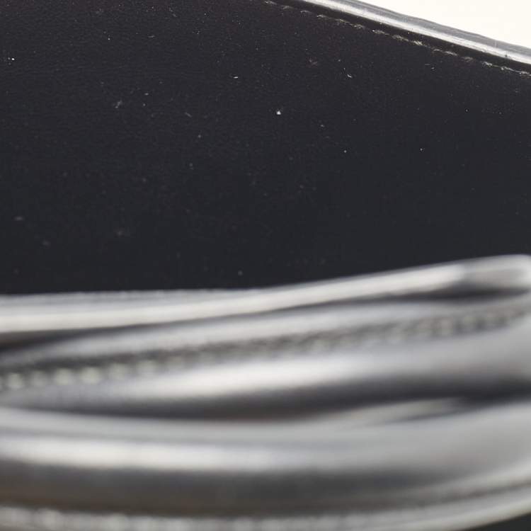 Pre Owned Dior Black Leather Mini Diorever Top Handle Bag
