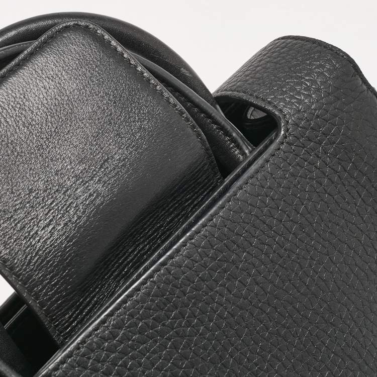 Pre Owned Dior Black Leather Mini Diorever Top Handle Bag