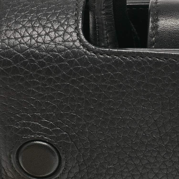 Pre Owned Dior Black Leather Mini Diorever Top Handle Bag
