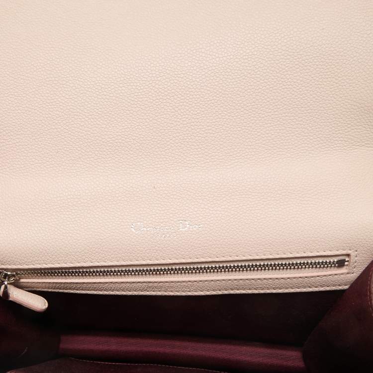 Pre Owned Dior Blush Pink Leather Medium Diorama Shoulder Bag