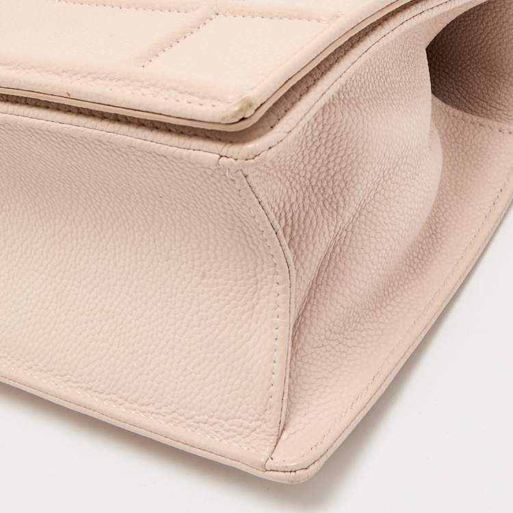 Pre Owned Dior Blush Pink Leather Medium Diorama Shoulder Bag