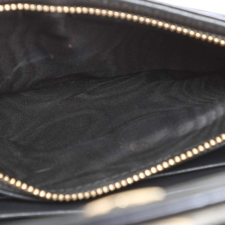 Pre Owned Dior Blue Leather Diorama Wallet on Chain