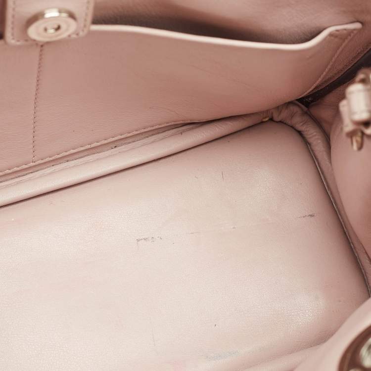 Pre Owned Dior Black Crocodile Mini Diorissimo Tote