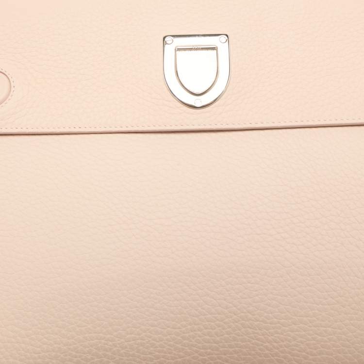 Pre Owned Dior Beige Leather Medium Diorever Tote 