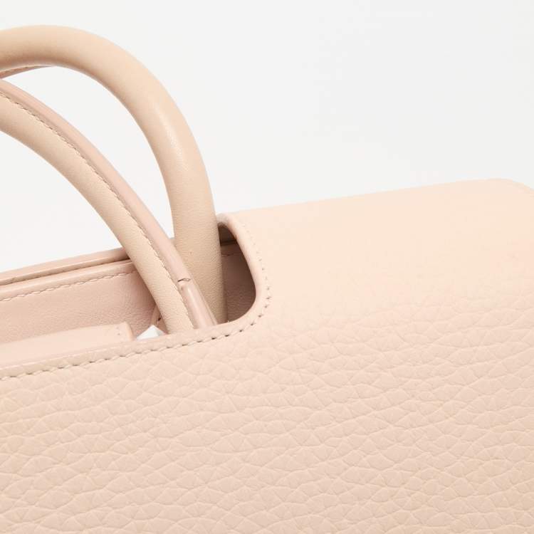 Pre Owned Dior Beige Leather Medium Diorever Tote 