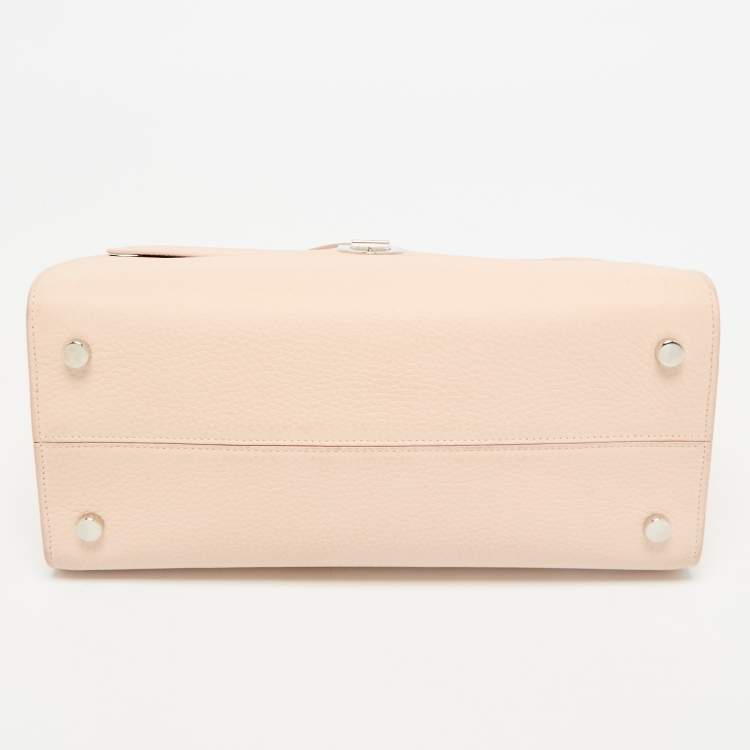 Pre Owned Dior Beige Leather Medium Diorever Tote 