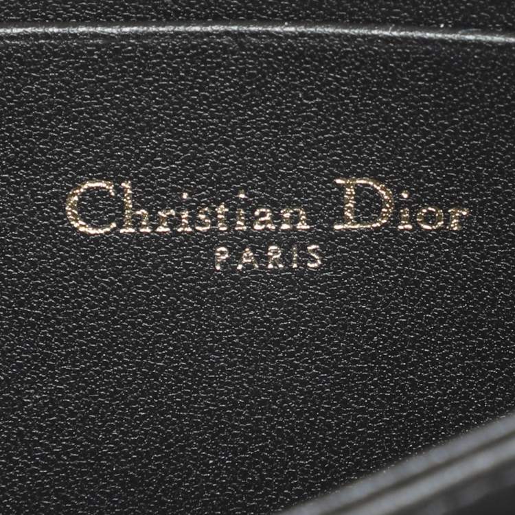 Pre Owned Dior Black Cannage Leather My Dior Pouch