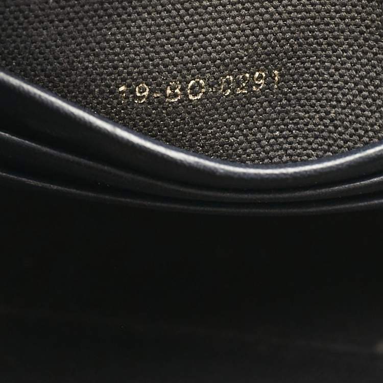 Pre Owned Dior Navy Blue Oblique Jacquard Canvas 30 Montaigne Dea Pouch