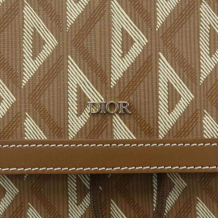 Pre Owned Christian Dior Large CD Diamond Hit The Road Backpack 