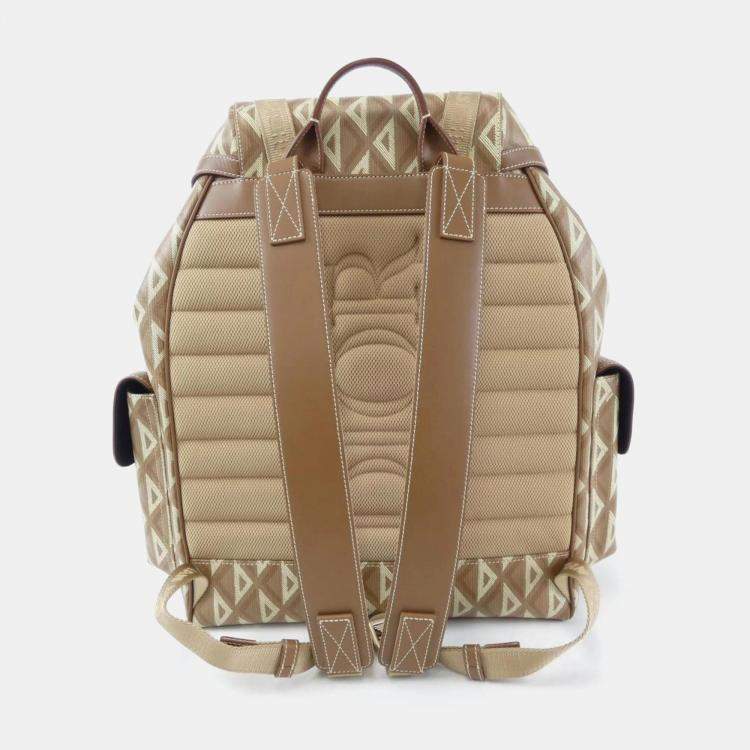 Pre Owned Christian Dior Large CD Diamond Hit The Road Backpack 