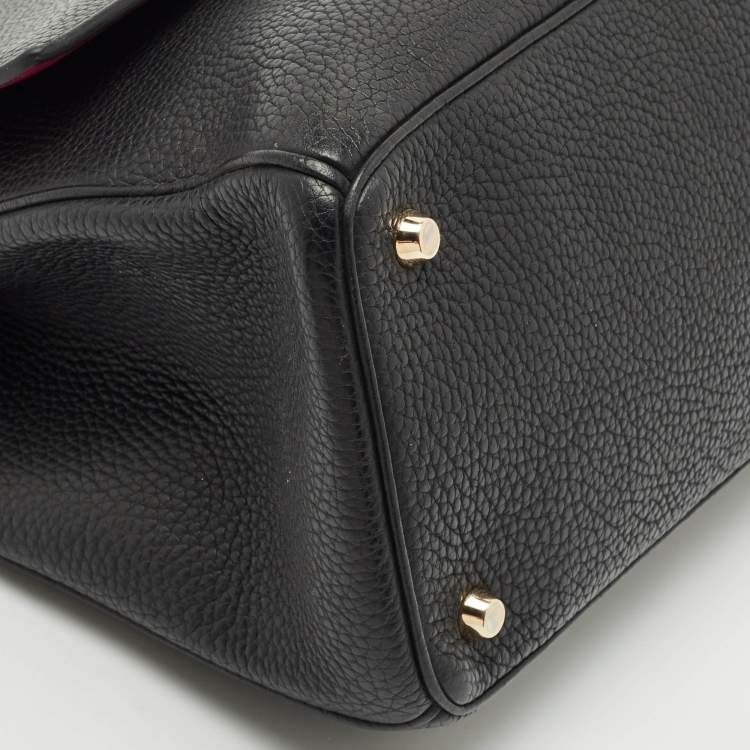 Pre Owned Dior Black Leather Medium Be Dior Flap Bag