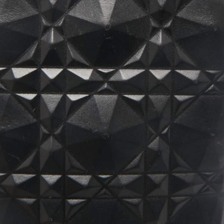 Pre Owned Dior Black Diamond Cannage Leather Lady Dior Call'in Dior Phone Holder Crossbody Bag