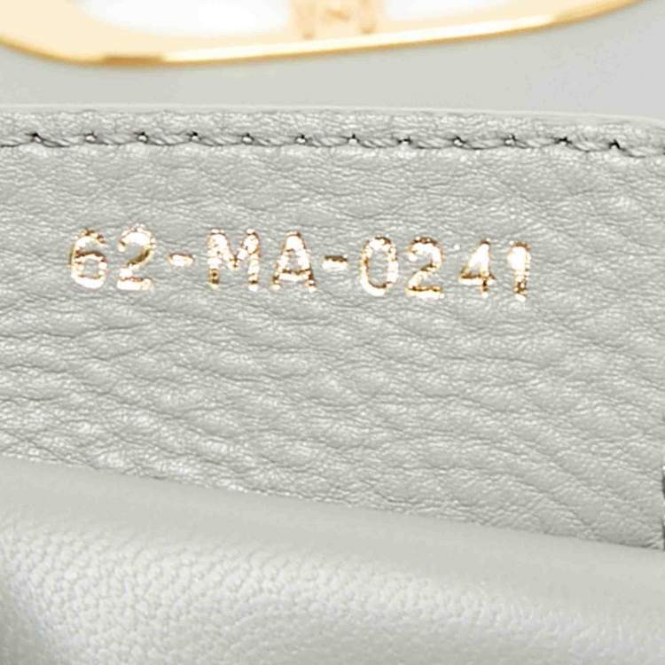 Pre Owned Dior Grey Cannage Leather Medium Caro Shoulder Bag