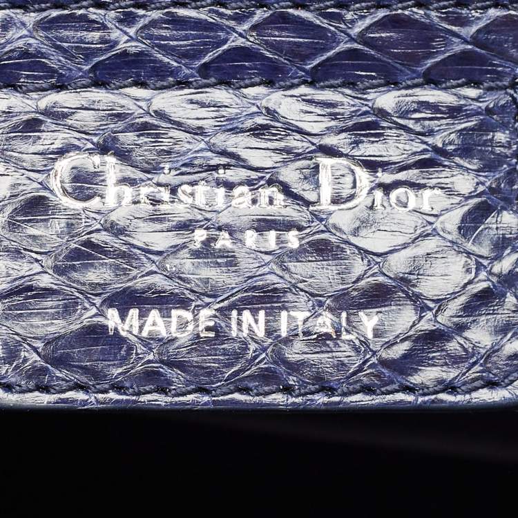 مملوكة مسبقًا Dior Violet Python Large Lady Dior Tote