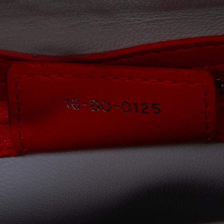 Pre Owned Dior Pink Medium Lambskin Cannage Lady Dior