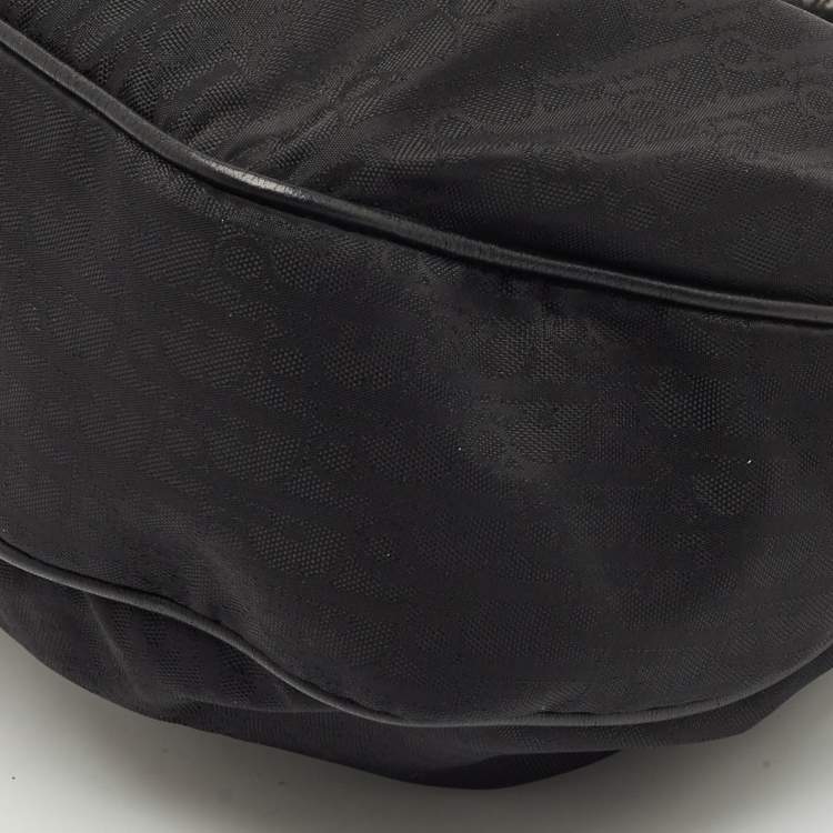 Pre Owned Dior Black Diorissimo Nylon Lovely Hobo