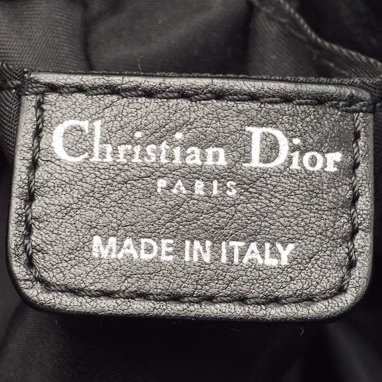 Pre Owned Dior Black Diorissimo Nylon Lovely Hobo