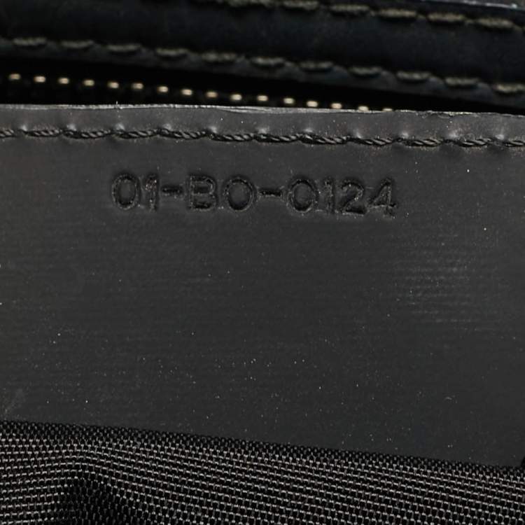 Pre Owned Dior Black Cannage Patent Leather Large Soft Lady Dior Shopping Tote
