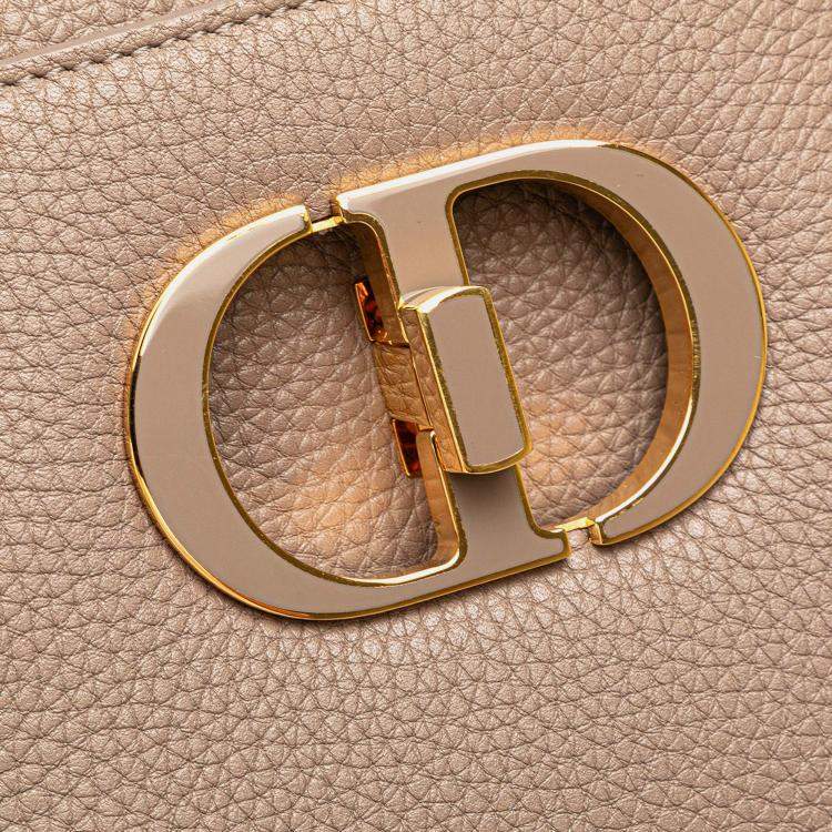 Pre Owned Dior Beige Medium Grained Calfskin Saint Honore Bag