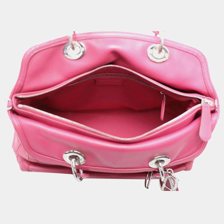 Pre Owned Dior Granville Pink Tote Bag
