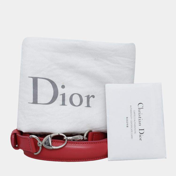 Pre Owned Dior Granville Red Tote Bag