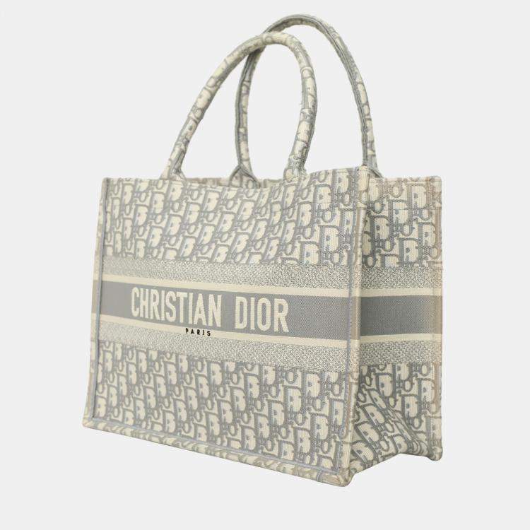Pre Owned Dior Medium Oblique Book Tote