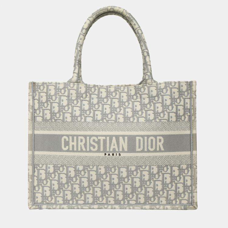 Pre Owned Dior Medium Oblique Book Tote