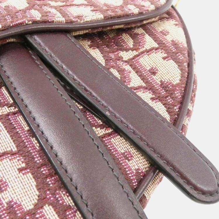 Pre Owned Christian Dior Saddle Dior Oblique Handbag