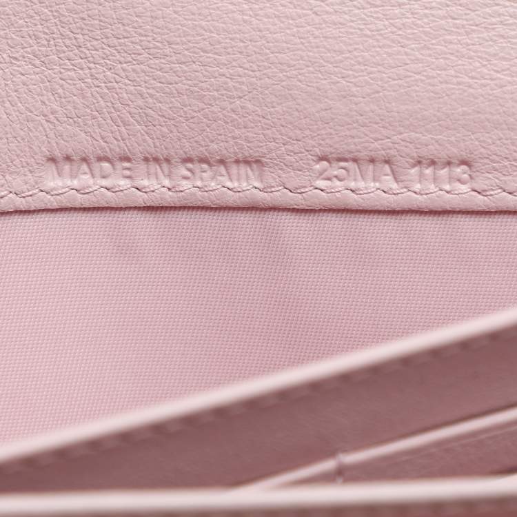 مملوكة مسبقًا Dior Black/Pink Leather Addict Rendez-Vous Clutch Bag