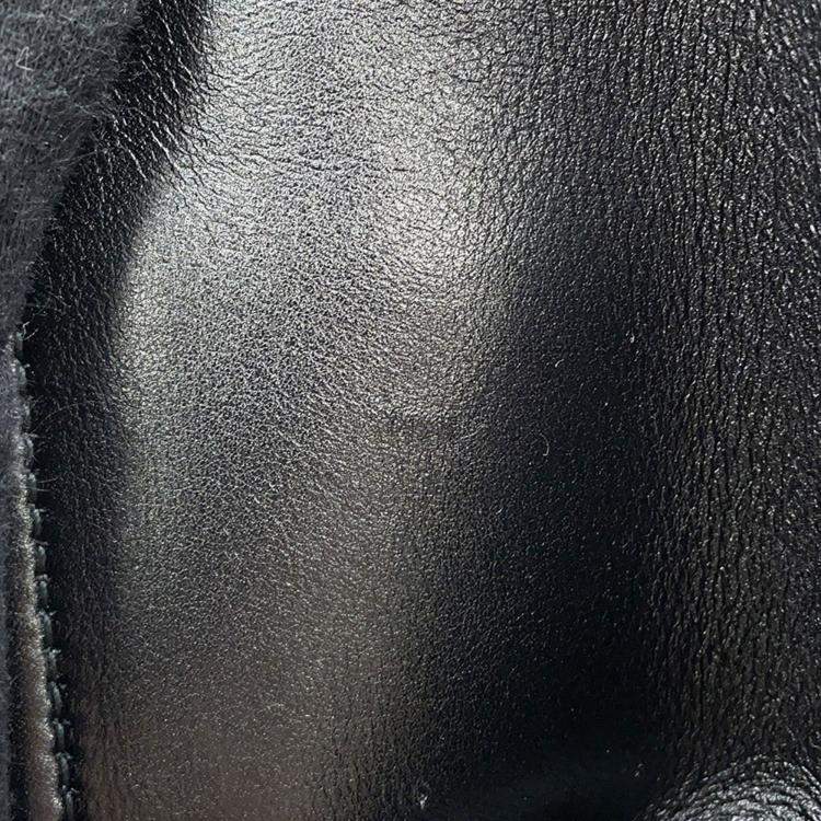 Pre Owned Dior Essential Small Black Leather Tote Bag