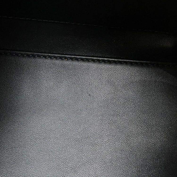 Pre Owned Dior Groove 20 Small Black Calf Leather Shoulder Bag