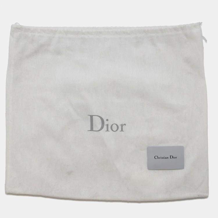 Pre Owned Dior Cannage Messenger Blackm1022Ppcd Coating Canvas