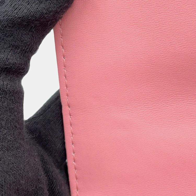 Pre Owned Dior Miss Caro Pink Leather Chain Shoulder Bag