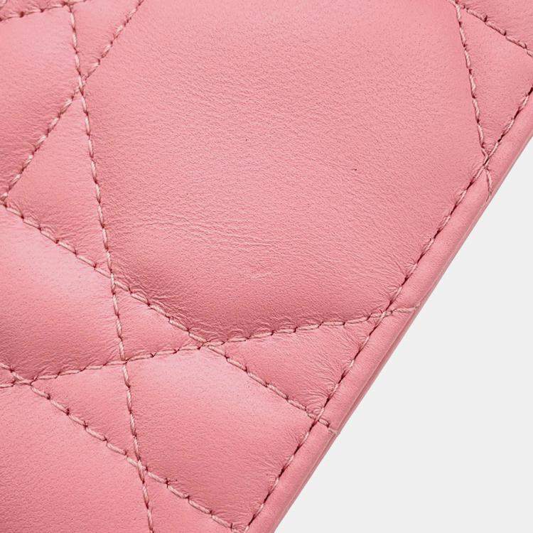 Pre Owned Dior Miss Caro Pink Leather Chain Shoulder Bag