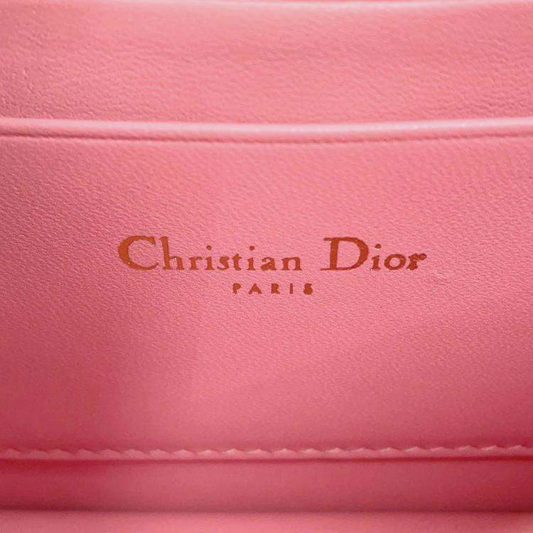 Pre Owned Dior Miss Caro Pink Leather Chain Shoulder Bag