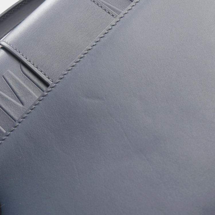 Pre Owned Dior Blue Leather 30 Montaigne Flap