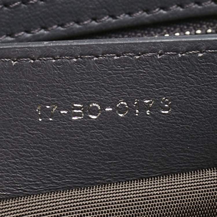 Pre Owned Dior Grey Cannage Leather Granville Tote 