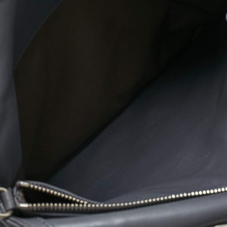 Pre Owned Dior Grey Cannage Leather Granville Tote 
