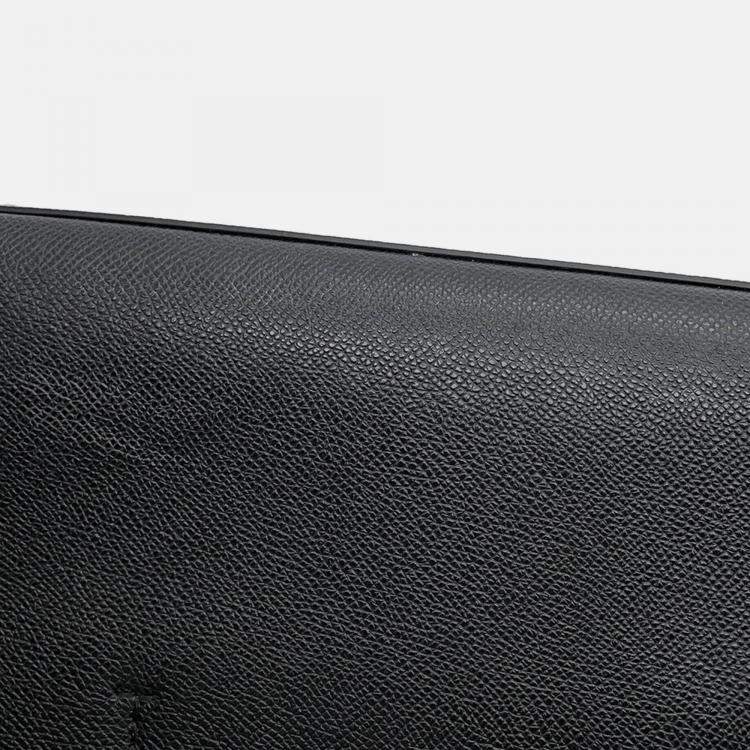 Pre Owned Dior Montaigne 30 Black Leather Shoulder Bag